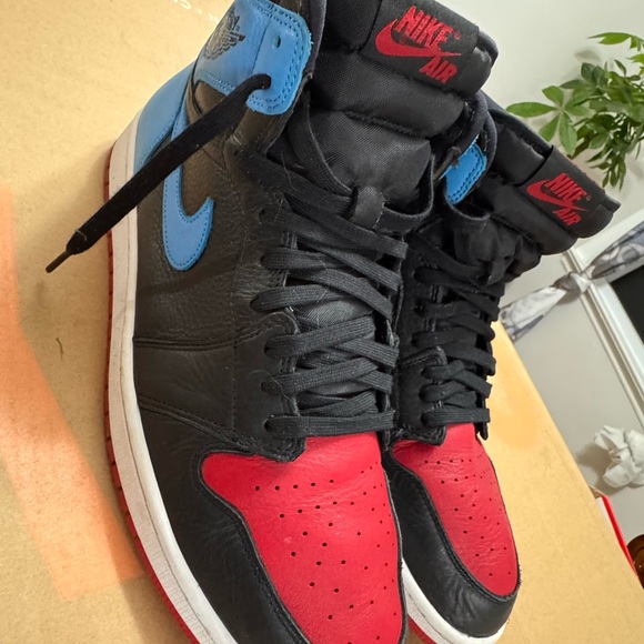 Nike Other - Nike Air Men's Black, Red, and Blue Sneakers